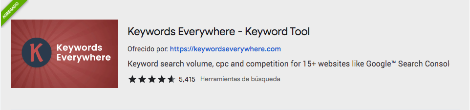 Keywords everywhere